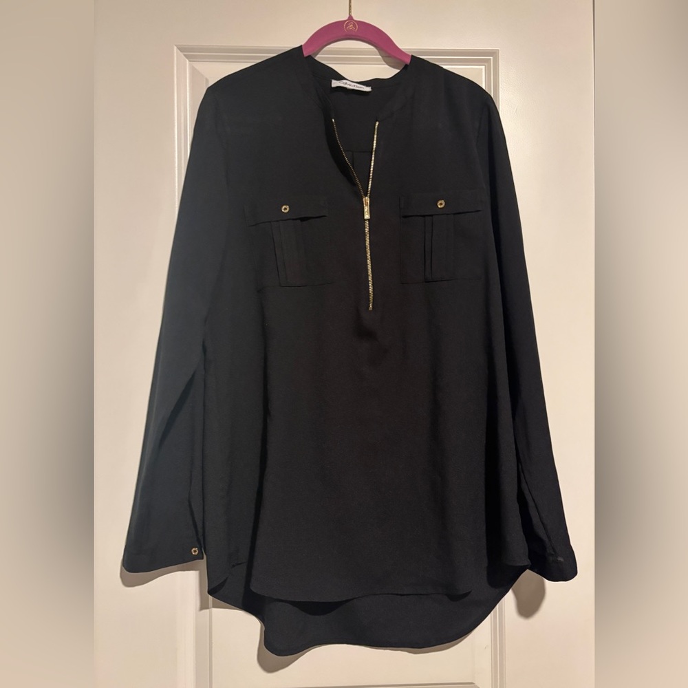 Calvin Klein Black Button Down Shirt